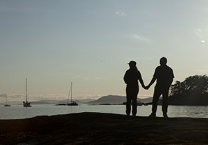 Couple on beach